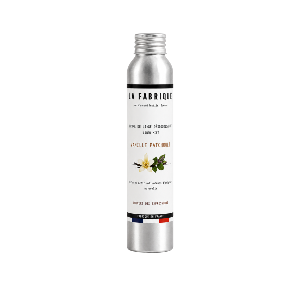 Vanilla & Patchouli Linen Mist 100ml | La Fabrique
