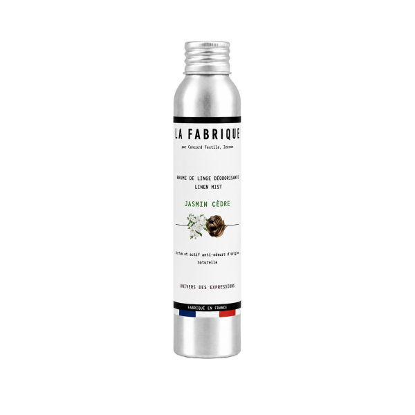 Jasmine & Cedar Linen Mist 100ml | La Fabrique