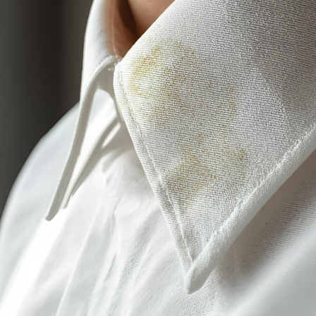 Comment enlever les taches sur les cols, les poignets et les bas de vos vêtements